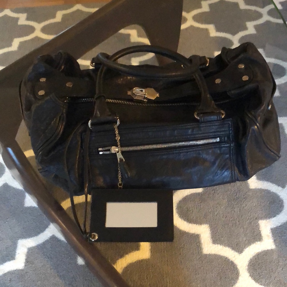 Vintage black Balenciaga handbag.